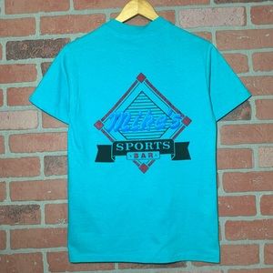 Mens Sz S vintage 80s MIKE’s SPORTS BAR t-shirt